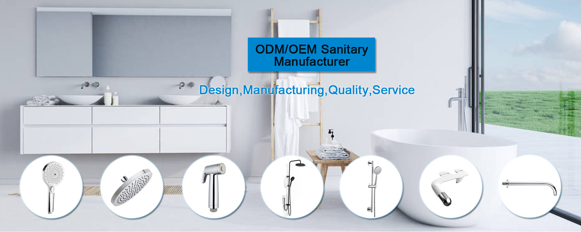 ODM OEM Hand Shower / Showerhead Factory