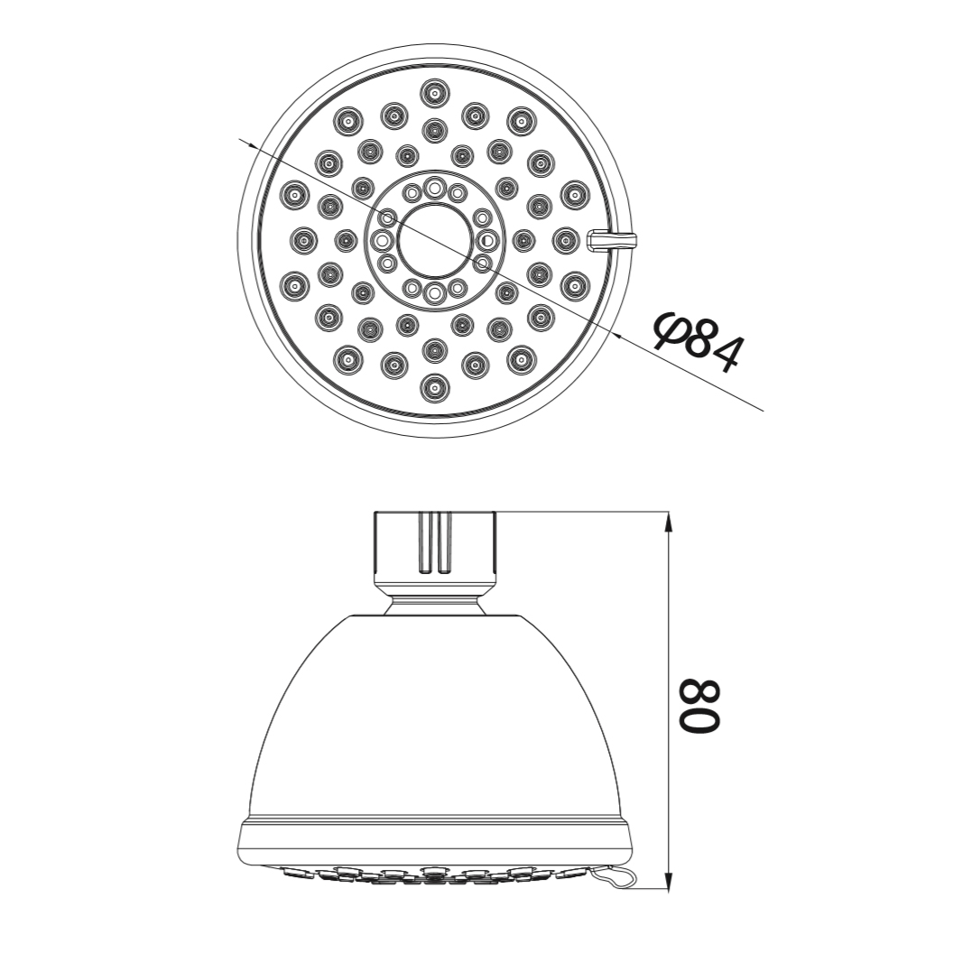 small showerhead